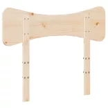 tömör fenyőfa fejtámla 90 cm