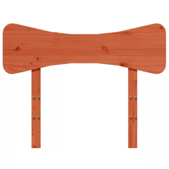 viaszbarna tömör fenyőfa fejtámla 90 cm