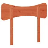 viaszbarna tömör fenyőfa fejtámla 90 cm