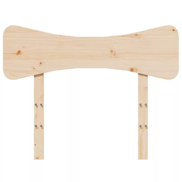 tömör fenyőfa fejtámla 75 cm