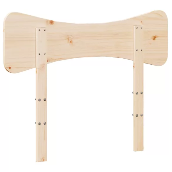 tömör fenyőfa fejtámla 75 cm