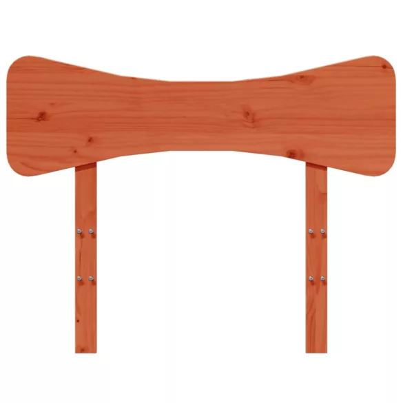 viaszbarna tömör fenyőfa fejtámla 75 cm