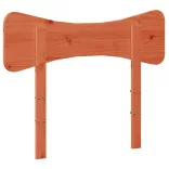 viaszbarna tömör fenyőfa fejtámla 75 cm