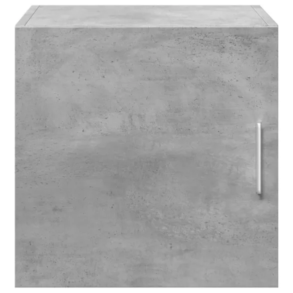 betonszürke szerelt fa faliszekrény 40 x 42,5 x 40 cm