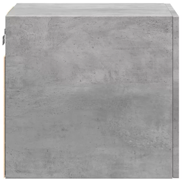 betonszürke szerelt fa faliszekrény 40 x 42,5 x 40 cm
