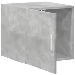 betonszürke szerelt fa faliszekrény 40 x 42,5 x 40 cm