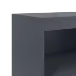 antracitszürke acél magasszekrény 68,5 x 38,5 x 123,5 cm