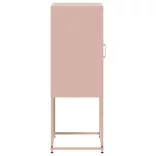 rózsaszín acél magasszekrény 36 x 39 x 107 cm