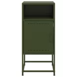 olívazöld acél éjjeliszekrény 36 x 39 x 78 cm