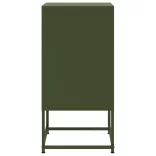 olívazöld acél éjjeliszekrény 36 x 39 x 78 cm