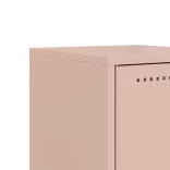 2 db rózsaszín acél éjjeliszekrény 36 x 39 x 78 cm
