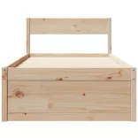 tömör fenyőfa ágy matrac nélkül 90 x 200 cm