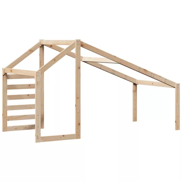 tömör fenyőfa gyerekágytető 188 x 97 x 113 cm