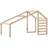 tömör fenyőfa gyerekágytető 188 x 82 x 113 cm