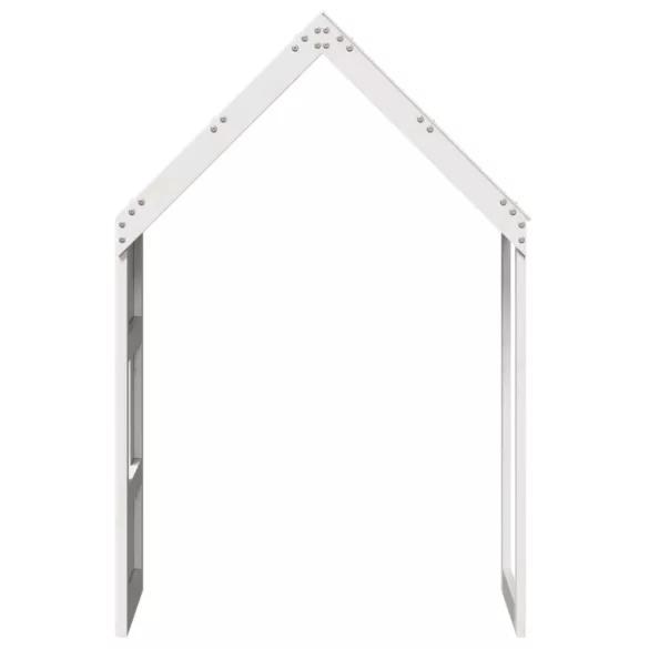 fehér tömör fenyőfa gyerekágytető 60 x 89 x 134,5 cm