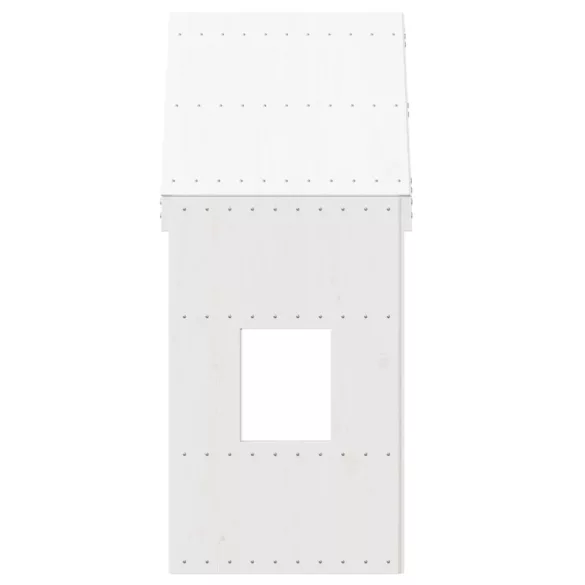 fehér tömör fenyőfa gyerekágytető 60 x 99 x 139,5 cm