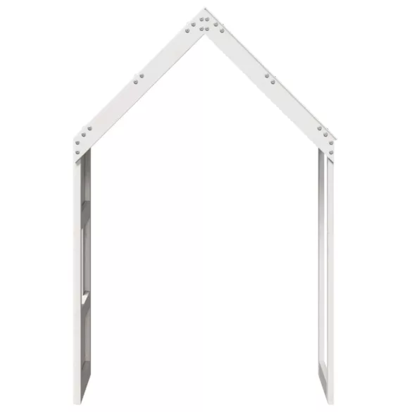 fehér tömör fenyőfa gyerekágytető 60 x 99 x 139,5 cm