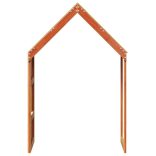 viaszbarna tömör fenyőfa gyerekágytető 60 x 99 x 139,5 cm