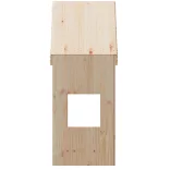 tömör fenyőfa gyerekágytető 55 x 99 x 139,5 cm