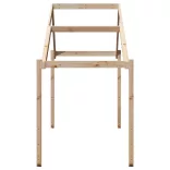 tömör fenyőfa gyerekágytető 203 x 95,5 x 142 cm