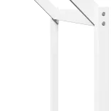 fehér tömör fenyőfa gyerekágytető 203 x 95,5 x 142 cm