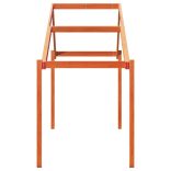 viaszbarna tömör fenyőfa gyerekágytető 203 x 95,5 x 142 cm