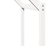 fehér tömör fenyőfa gyerekágytető 203 x 80,5 x 142 cm