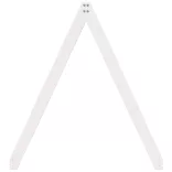 fehér tömör fenyőfa gyerekágytető 209 x 95,5 x 88 cm