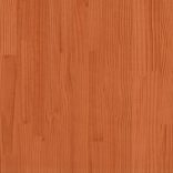 viaszbarna tömör fenyőfa gyerekágytető 209 x 95,5 x 88 cm