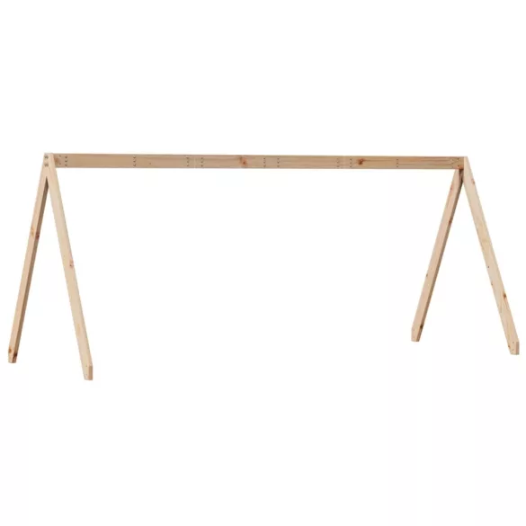 tömör fenyőfa gyerekágytető 209 x 85,5 x 88 cm