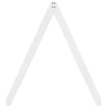 fehér tömör fenyőfa gyerekágytető 209 x 85,5 x 88 cm