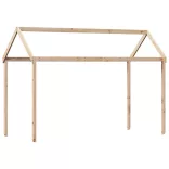 tömör fenyőfa gyerekágytető 217 x 95,5 x 159 cm