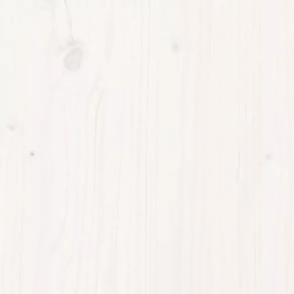 fehér tömör fenyőfa gyerekágytető 217 x 95,5 x 159 cm