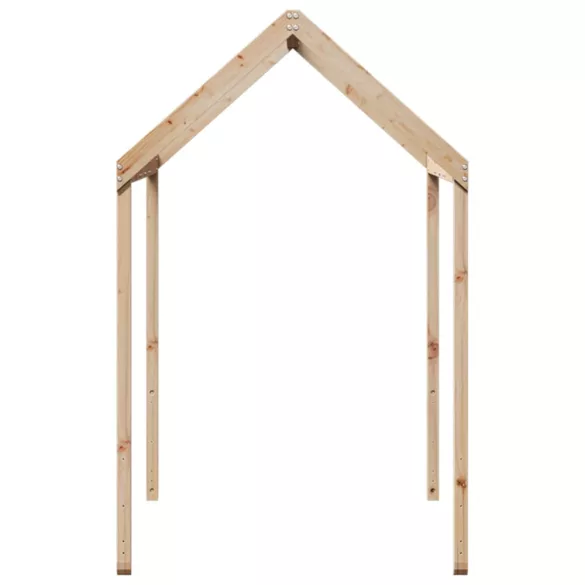 tömör fenyőfa gyerekágytető 217 x 85,5 x 154 cm