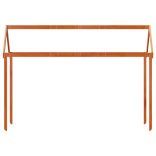 viaszbarna tömör fenyőfa gyerekágytető 217 x 85,5 x 154 cm