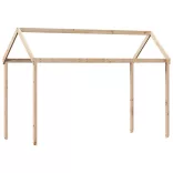 tömör fenyőfa gyerekágytető 207 x 95,5 x 159 cm