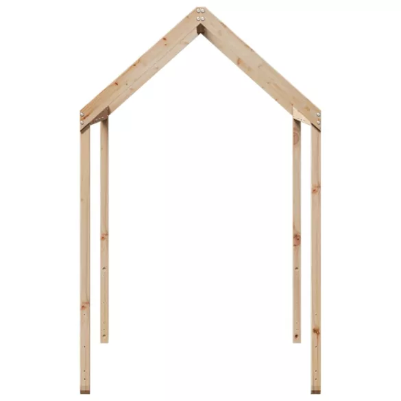 tömör fenyőfa gyerekágytető 207 x 80,5 x 151,5 cm