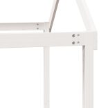 fehér tömör fenyőfa gyerekágytető 207 x 80,5 x 151,5 cm