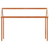 viaszbarna tömör fenyőfa gyerekágytető 207 x 80,5 x 151,5 cm