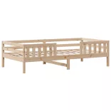 tömör fenyőfa ágykeret matrac nélkül 90 x 190 cm