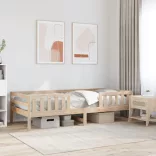 tömör fenyőfa ágykeret matrac nélkül 90 x 190 cm