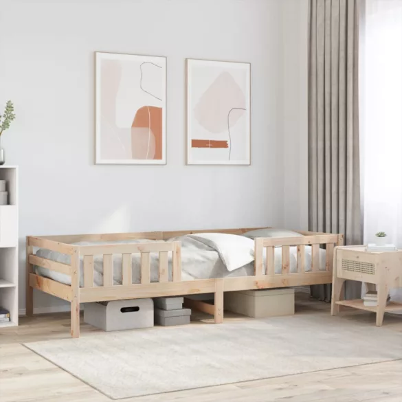 tömör fenyőfa ágykeret matrac nélkül 90 x 190 cm