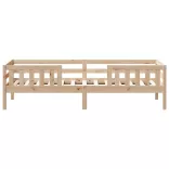 tömör fenyőfa ágy matrac nélkül 75 x 190 cm