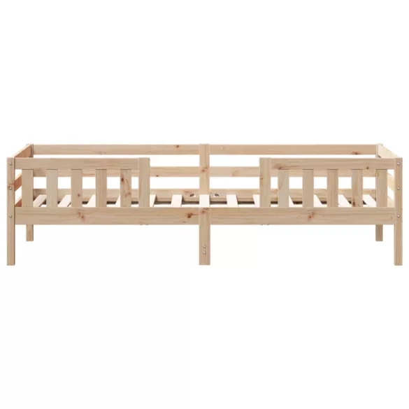 tömör fenyőfa ágy matrac nélkül 75 x 190 cm