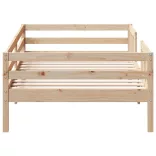 tömör fenyőfa ágy matrac nélkül 75 x 190 cm