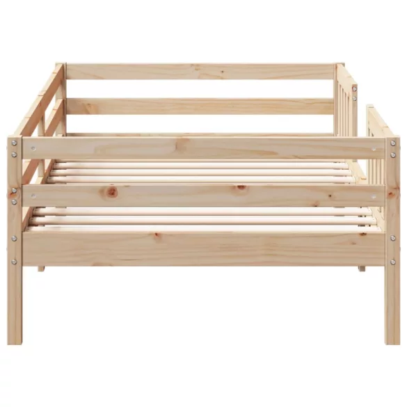 tömör fenyőfa ágy matrac nélkül 75 x 190 cm