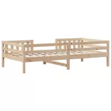 tömör fenyőfa ágy matrac nélkül 75 x 190 cm