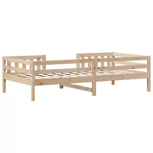 tömör fenyőfa ágy matrac nélkül 75 x 190 cm