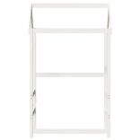 fehér tömör fenyőfa gyerekágytető 118 x 70 x 176,5 cm