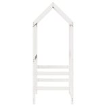 fehér tömör fenyőfa gyerekágytető 118 x 70 x 176,5 cm